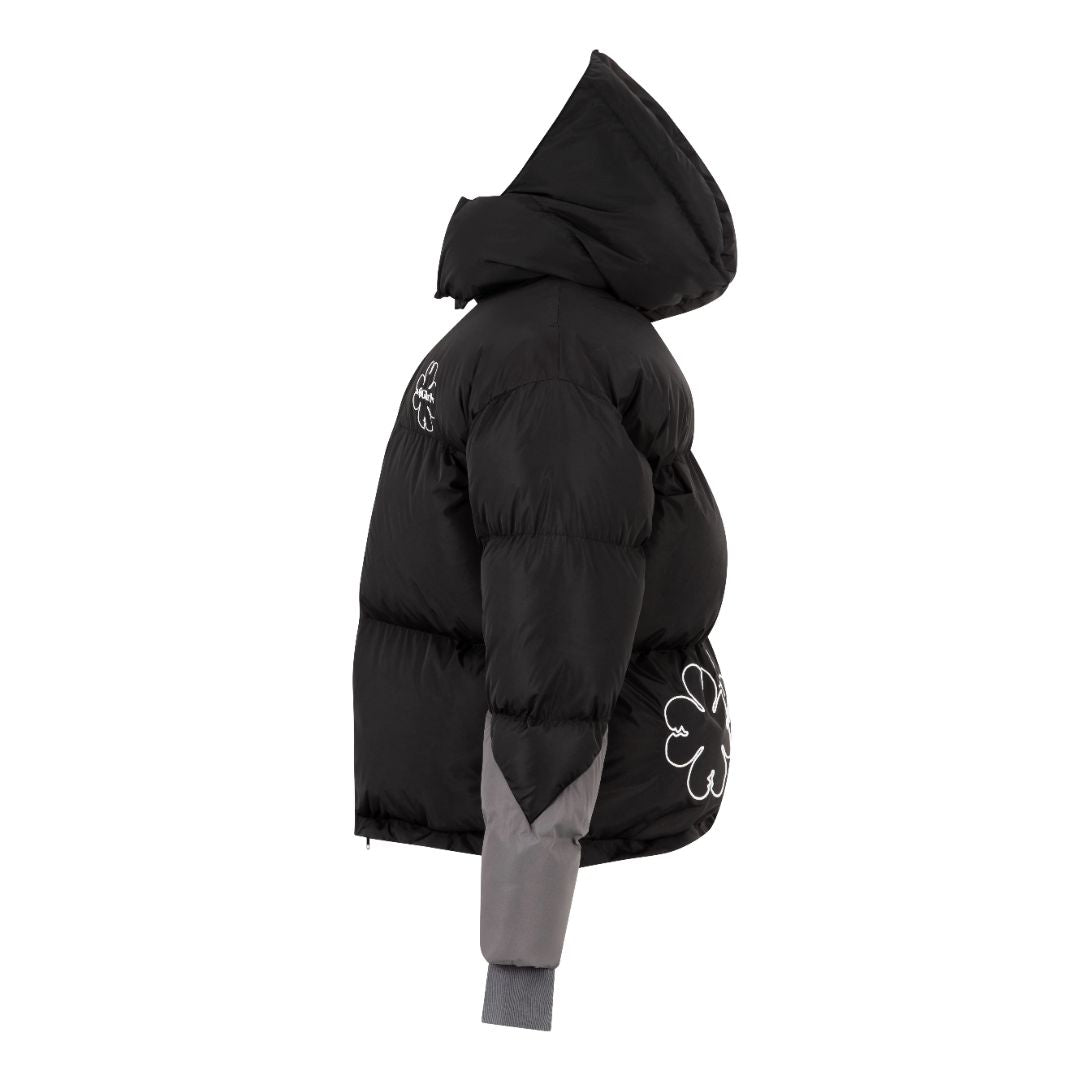 Black 2 Tone Puffer jacket