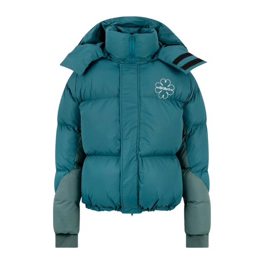 Petrol Blue Puffer Jacket