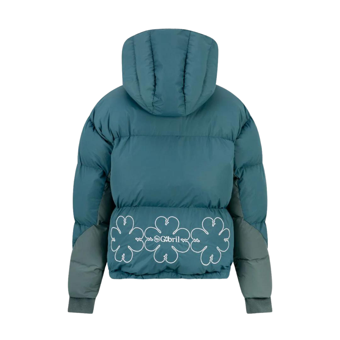 Petrol Blue Puffer Jacket